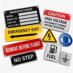 Nameplates, Placards & Decals